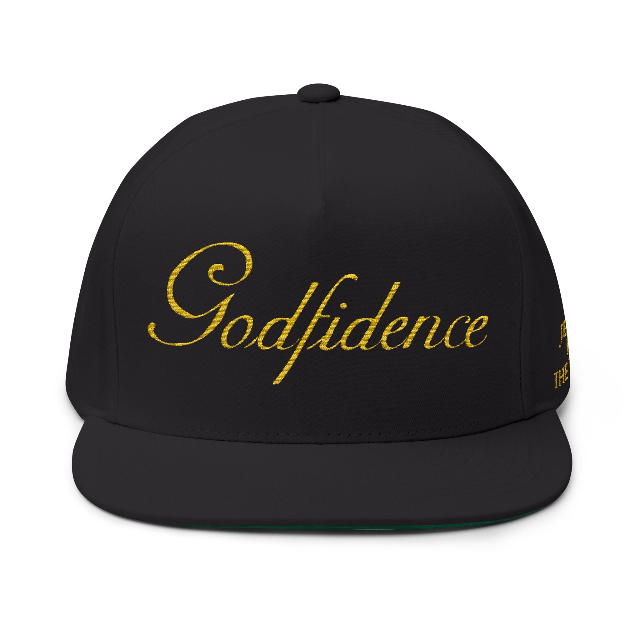 Godfidence Script Cap - Black/Yellow