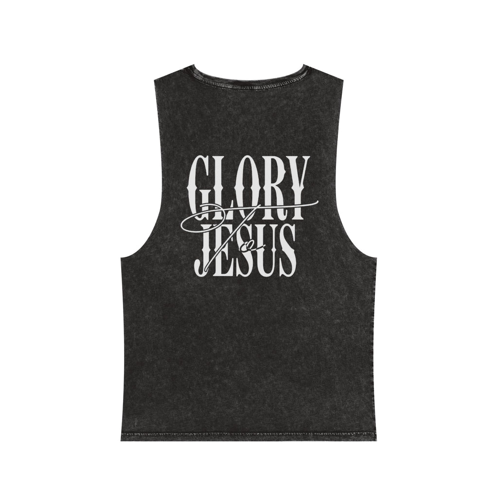 Glory to Jesus Stonewash Tank Top