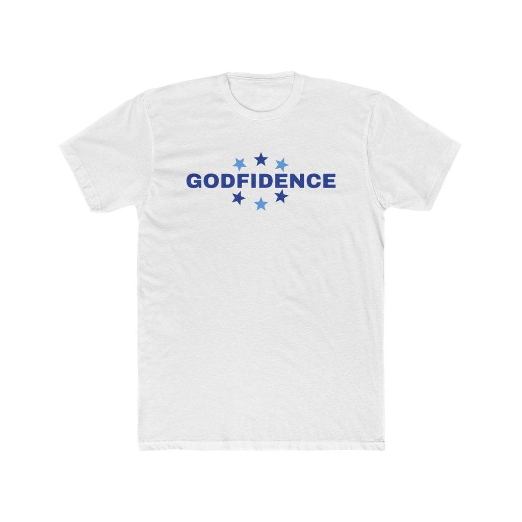 "Heaven Made" Tee - White/Blue