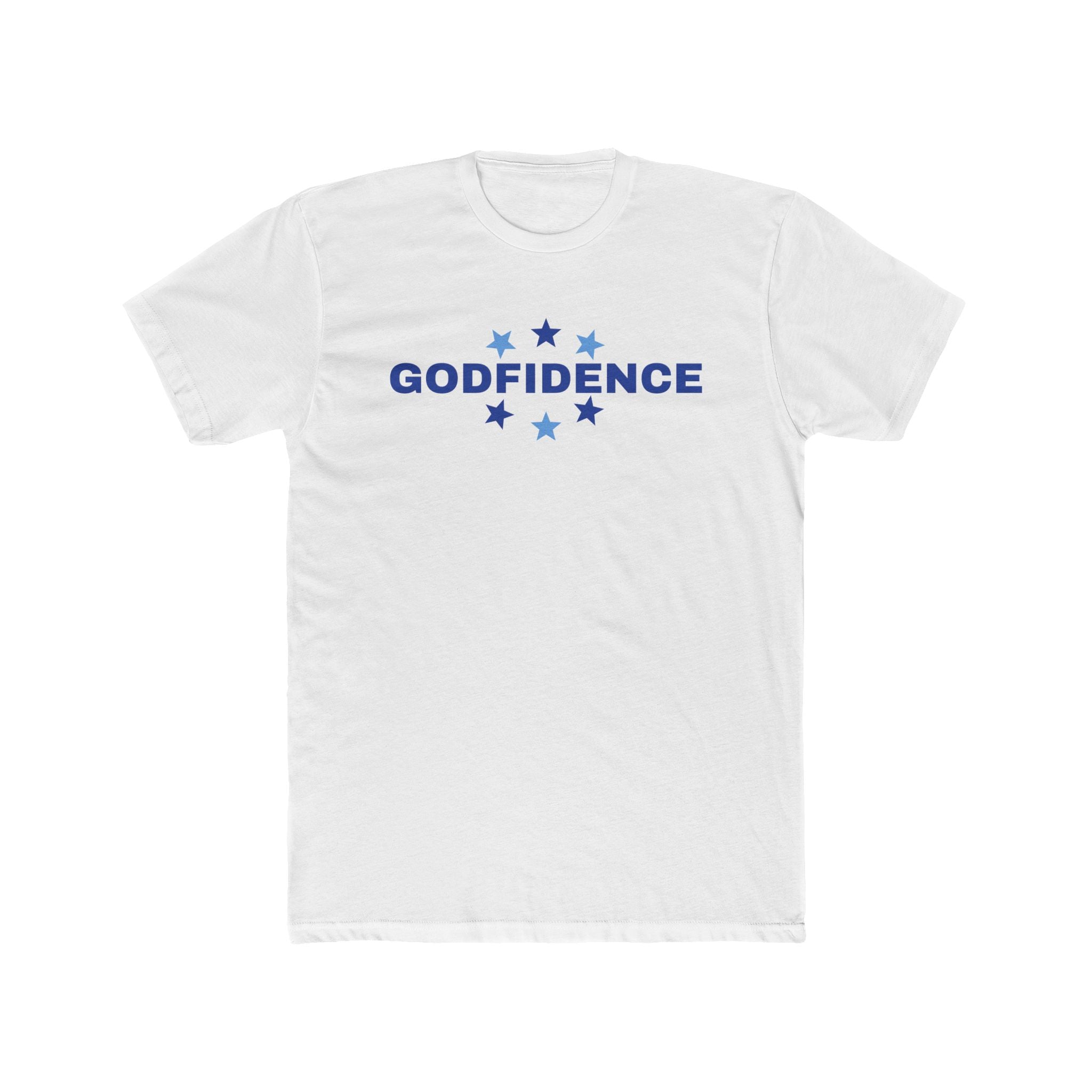 "Heaven Made" Tee - White/Blue