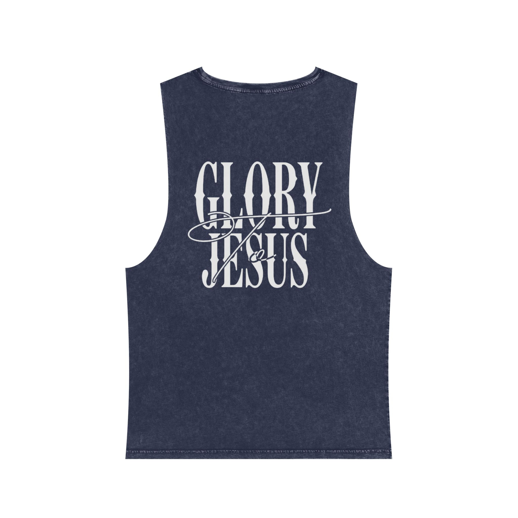 Glory to Jesus Stonewash Tank Top